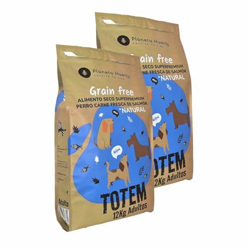 Natürliches Grain Free Superpremium Hundefutter Lachs, 12 kg, komplettes und gesundes Hundefutter, getreide- und GVO-frei, mit frischem Obst und Gemüse, 2 Stück Natürliches Grain Free Superpremium Hundefutter Lachs, 12 kg, komplettes und gesundes Hundefutter, getreide- und GVO-frei, mit frischem Obst und Gemüse, 2 Stück von Planeta Huerto