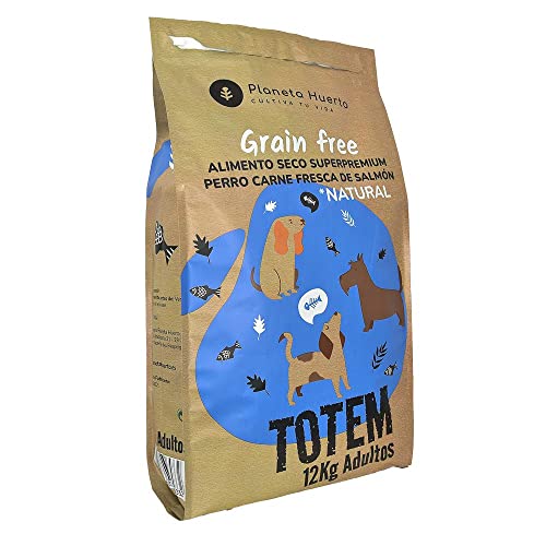 Planeta Gemüsegarten, natürliches Grain Free Superpremium Lachs, 12 kg, Komplettfutter für erwachsene Hunde von Planeta Huerto
