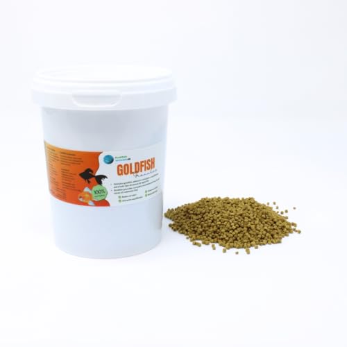 Goldfish Granules, Futtergranulat für Kaltwasserfische, natürliche Vollnahrung, ausgewogene Ernährung für alle Arten von Aquarienfischen und Kaltwasserteichen, Aquarienpflanzen, 500 ml Goldfish Granules, Futtergranulat für Kaltwasserfische, natürliche Vollnahrung, ausgewogene Ernährung für alle Arten von Aquarienfischen und Kaltwasserteichen, Aquarienpflanzen, 500 ml von PlantasAcuario