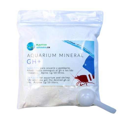 PlantasAcuario Aquarium Mineral GH+, Remineralisierungssalz für Aquarium und Gambarium, 100 g von PlantasAcuario