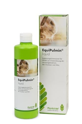 PlantaVet EquiPulmin Liquid | 500 ml | Ergänzungsfuttermittel für Pferde | Zur Unterstützung der Atemwegsfunktion | Mit Efeu- und Thymianextrakt | Mit Dextrose und Lactose PlantaVet EquiPulmin Liquid | 500 ml | Ergänzungsfuttermittel für Pferde | Zur Unterstützung der Atemwegsfunktion | Mit Efeu- und Thymianextrakt | Mit Dextrose und Lactose von YAMOOCO
