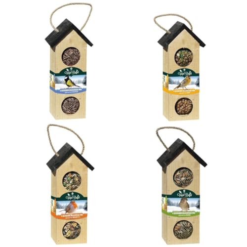 Bird Buffet | Vogelfutter Bird-Chalet Mix 4er Set | Vogelfutter für Wildvögel | 4x 200gr | 4-Jahreszeiten-Futter | vogelhaus zum aufhängen | vogelfutter wildvögel ganzjährig | vogelhaus Bird Buffet | Vogelfutter Bird-Chalet Mix 4er Set | Vogelfutter für Wildvögel | 4x 200gr | 4-Jahreszeiten-Futter | vogelhaus zum aufhängen | vogelfutter wildvögel ganzjährig | vogelhaus von Plants by Frank