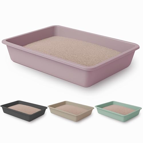 Umweltfreundliche Katzentoilette in Pastellfarben, hergestellt in Spanien aus 100 % recycelten Materialien, leicht zu reinigen, für Katzen Umweltfreundliche Katzentoilette in Pastellfarben, hergestellt in Spanien aus 100 % recycelten Materialien, leicht zu reinigen, für Katzen von Plastiken