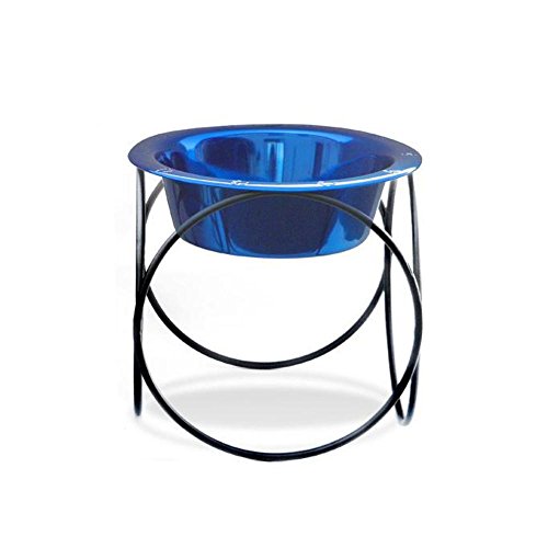 Platinum Pets Single Olympischen Diner Futterstation mit Edelstahl Fressnapf von Platinum Pets