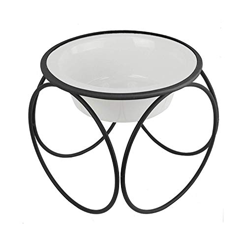 Platinum Pets Single Olympischen Diner Futterstation mit Edelstahl Fressnapf von Platinum Pets