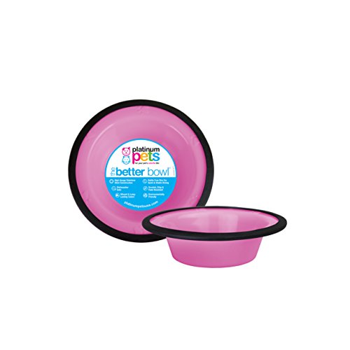 Platinum Pets Switchin Stainless Steel Cat/Dog Bowl, Cotton Candy Pink, Small von Platinum Pets