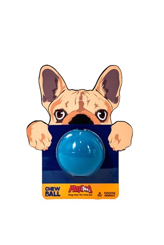 PlayDog Ball – Naturgummi-Ball für Hunde, springt & rollt ideal, bissfest & langlebig, perfekt für Apportierspiele von PlayDog Australia