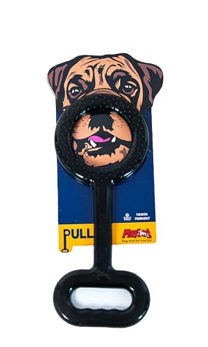 PlayDog Pull – Robustes Zerrspielzeug aus Naturgummi für Hunde, Training & Spiel, ideal für große und mittelgroße Hunde von PlayDog