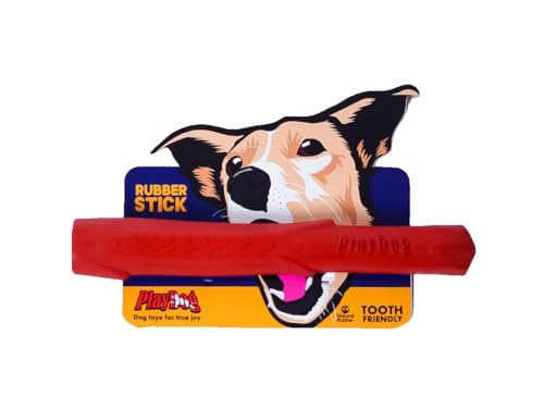 PlayDog Stick – Naturgummi-Spielstock, sicherer AST-Ersatz für Hunde, zahnfreundlich, robust & ideal zum Werfen und Kauen PlayDog Stick – Naturgummi-Spielstock, sicherer AST-Ersatz für Hunde, zahnfreundlich, robust & ideal zum Werfen und Kauen von PlayDog