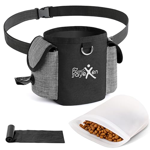 Leckerlitasche für Hunde Bauchtasche Hundetraining mit Hundekotbeutelspender & InnenTasche in Silikon Hundezubehör Leckerlibeutel für Hund mit Verstellbarem Gürtel für Hundefutter Aufbewahrung Gehen Leckerlitasche für Hunde Bauchtasche Hundetraining mit Hundekotbeutelspender & InnenTasche in Silikon Hundezubehör Leckerlibeutel für Hund mit Verstellbarem Gürtel für Hundefutter Aufbewahrung Gehen von Playexen