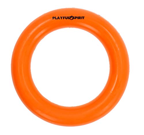 PlayfulSpirit Robustes Gummiring Hundespielzeug, Kauspielzeug für Welpen und Hunde PlayfulSpirit Robustes Gummiring Hundespielzeug, Kauspielzeug für Welpen und Hunde von PlayfulSpirit