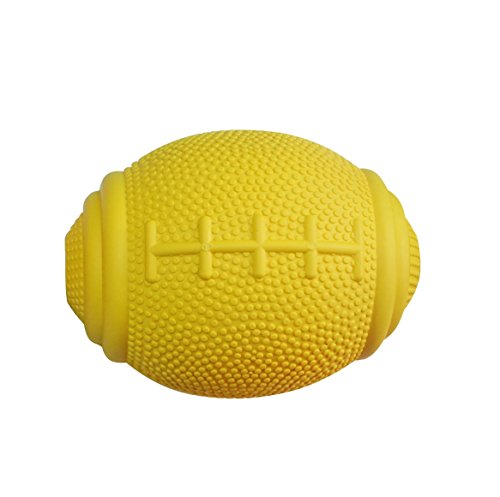 PlayfulSpirit Tricky Treat Rugbyball: Hundeleckerli-Dispenser - Hervorragend zur Angstlinderung und zum Ausbrechen aus Langeweile, Spaßiges Spielzeug zum Apportieren für die Welpenerziehung von PlayfulSpirit