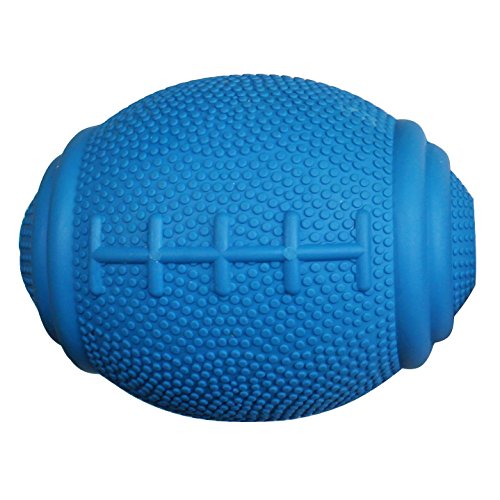 PlayfulSpirit Tricky Treat Rugbyball: Hundeleckerli-Dispenser - Hervorragend zur Angstlinderung und zum Ausbrechen aus Langeweile, Spaßiges Spielzeug zum Apportieren für die Welpenerziehung von PlayfulSpirit