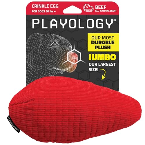PLAYOLOGY Plüsch – Knisterei – groß – fesselnder natürlicher Rindfleischduft PLAYOLOGY Plüsch – Knisterei – groß – fesselnder natürlicher Rindfleischduft von Playology