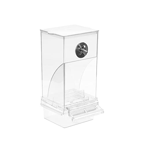 Futterspender für Papageien, Futterstation für Vögel, transparent, 8,5 x 7,5 x 18,5 cm Futterspender für Papageien, Futterstation für Vögel, transparent, 8,5 x 7,5 x 18,5 cm von Pleayietoopiatiey