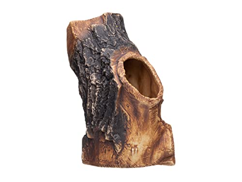 Plecoceramics Große Baumhütte Aquarium Höhle Versteck für Fische Keramik Dekoration Versteck Holzscheit für Plecos und Buntbarsche Plecoceramics Große Baumhütte Aquarium Höhle Versteck für Fische Keramik Dekoration Versteck Holzscheit für Plecos und Buntbarsche von Plecoceramics