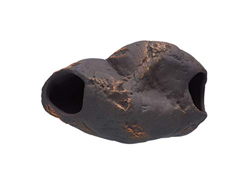 Plecoceramics Buntbarsch-Stein-Dekoration Magma – Kleiner Aquarium-Fels – Fischtank-Versteck Dekor – für Buntbarsche von Plecoceramics