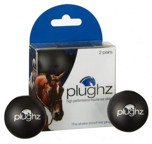 Plughz Equine Ear Plugs 2 Paar Premium Ohrstöpsel für Pferde von Plughz Equine