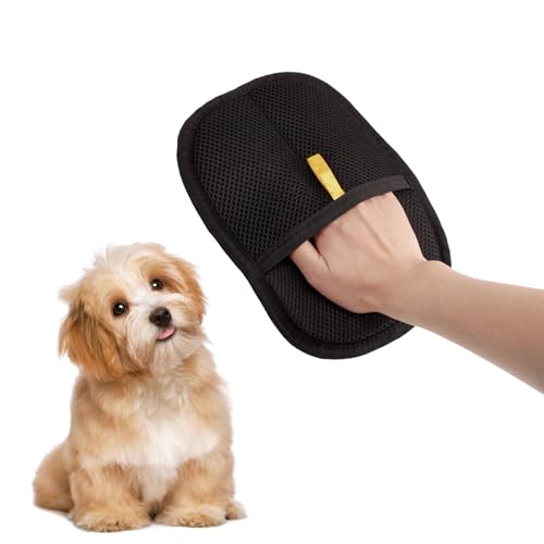 PlusBee Statische Entfernungshandschuhe für Tierhaare, doppelseitige Haustierpflege-Handschuhe, Hands-on Tierhaarentferner-Handschuh für Fellpflege, Waschen und Enthaaren, ideal für Hunde und Katzen PlusBee Statische Entfernungshandschuhe für Tierhaare, doppelseitige Haustierpflege-Handschuhe, Hands-on Tierhaarentferner-Handschuh für Fellpflege, Waschen und Enthaaren, ideal für Hunde und Katzen von PlusBee