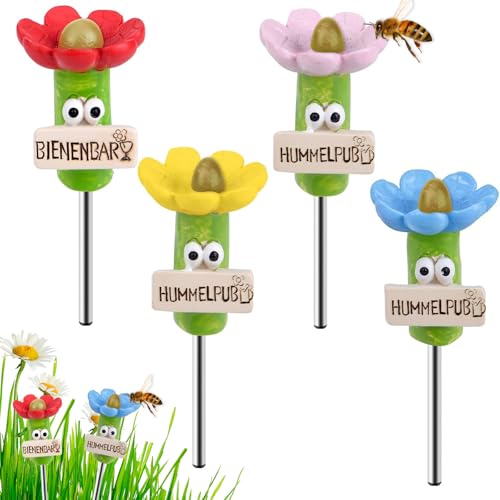 4 Pcs Bienentränke Insektentränke Bienentränke für Den Garten Bienen Becher Garten, Schmetterlings Trinkbecher, Insektentränke für Wildbienen & Schmetterlinge, Geeignet für Garten und Balkon 4 Pcs Bienentränke Insektentränke Bienentränke für Den Garten Bienen Becher Garten, Schmetterlings Trinkbecher, Insektentränke für Wildbienen & Schmetterlinge, Geeignet für Garten und Balkon von Pluvyze