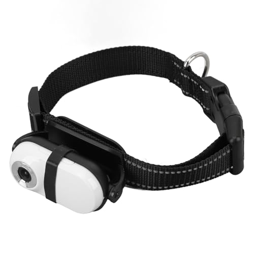 Katzenkamerahalsband, 1080P 130-Grad-Katzenhalsbandkamera mit Videoaufzeichnungen, Bodycam-Hundekamera für Katzen, Hunde, Haustiere, kein WLAN Erforderlich (32GB) von Plyisty