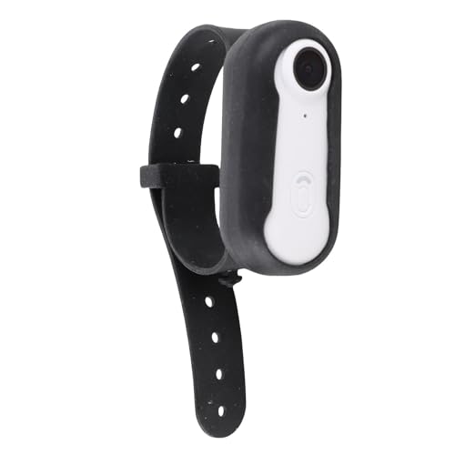 Plyisty Kleine Actionkamera, Haustierkragenkamera 8MP Zum Radfahren (White) von Plyisty