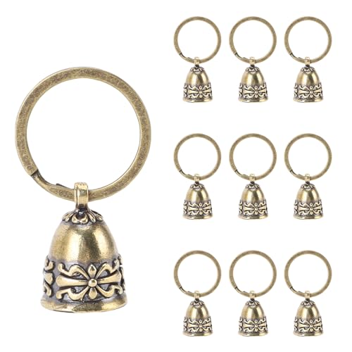 Plyisty Reine Kupferglocke Set Hand Poliert für Basteln mit Keyrings, Weihnachten Dekorative 10 Stcs Vintage -Glocken für den Gebrauch in Innen- und Außenbereiche Plyisty Reine Kupferglocke Set Hand Poliert für Basteln mit Keyrings, Weihnachten Dekorative 10 Stcs Vintage -Glocken für den Gebrauch in Innen- und Außenbereiche von Plyisty