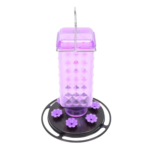 Plyisty Vogel -Nektar -Feeder, Einfach zu Verwendern Kolibri Kunststoff für Garten (Purple) von Plyisty