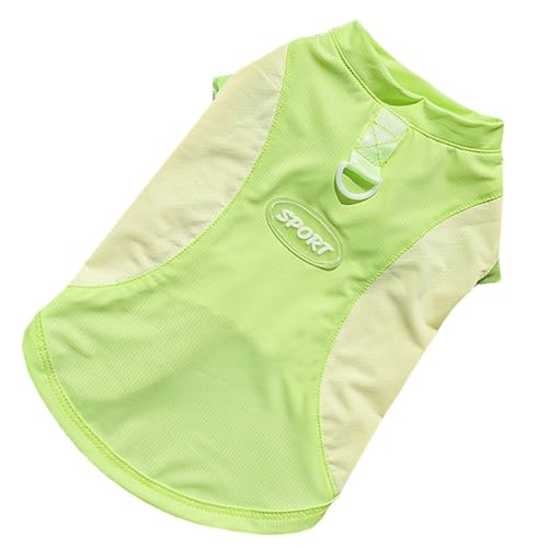 Atmungsaktive Hunde-Kühlweste für Outdoor-Aktivitäten, weiches Polyester, lockere Kleidung, leicht zu tragen, bequeme Haustierkleidung, Kühlweste für Hunde von Pocoiau
