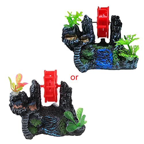 Bergblick-Dekoration, Steingarten, Landschaft, Felsschutz, Ornament mit Wasserfall, kleine Aquarium-Dekoration Bergblick-Dekoration, Steingarten, Landschaft, Felsschutz, Ornament mit Wasserfall, kleine Aquarium-Dekoration von Pocoiau