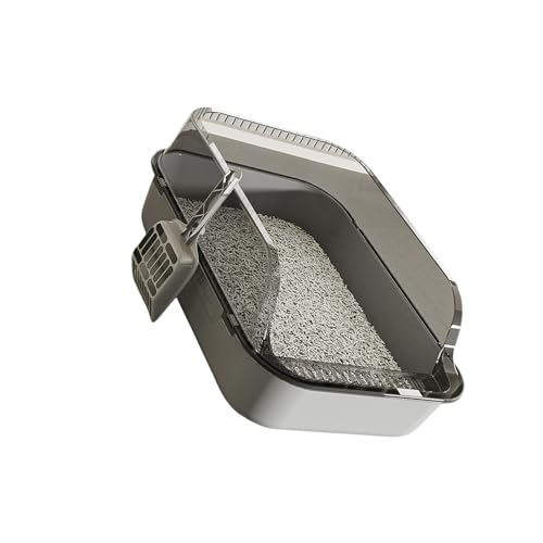 Halbgeklagte Katzentoilette Hochseiten Splash Guard Dickeed Geruchskontrolle Easy Kaufmännische Große Pet Bad Katzen Badezimmerbehälter Halbgeklagte Katzentoilette Hochseiten Splash Guard Dickeed Geruchskontrolle Easy Kaufmännische Große Pet Bad Katzen Badezimmerbehälter von Pocoiau