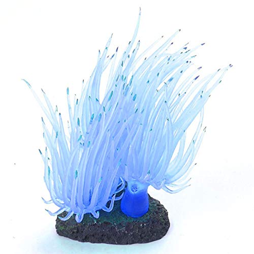 Podazz Künstlicher Seeigel, Aquarium Leuchtend Dekoration aus Silikon für Aquarien - Blau Podazz Künstlicher Seeigel, Aquarium Leuchtend Dekoration aus Silikon für Aquarien - Blau von Podazz
