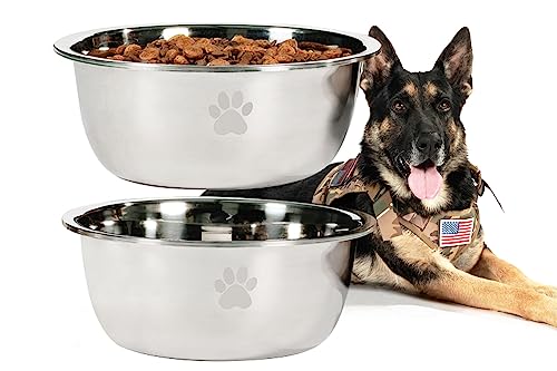 Podinor Large Dog Water Bowl 2 Pack, 170oz Stainless Steel Extra Large Dog Food Bowl for Big Giant Dogs Podinor Large Dog Water Bowl 2 Pack, 170oz Stainless Steel Extra Large Dog Food Bowl for Big Giant Dogs von Podinor