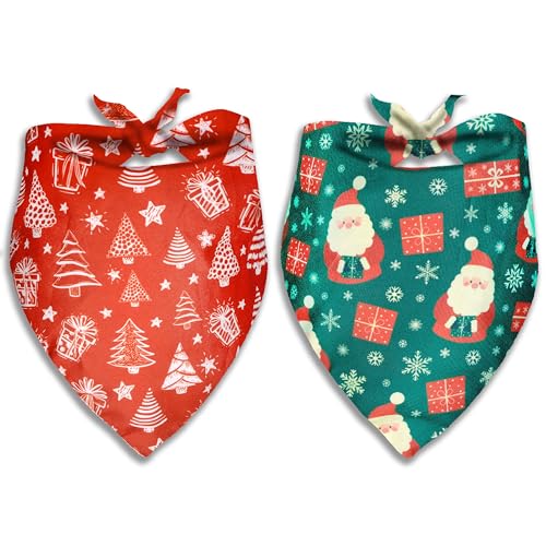 Weihnachtliches Hunde- und Katzenhalstuch, Urlaubstuch, für kleine, mittelgroße und große Hunde, Haustiere und Welpen Weihnachtliches Hunde- und Katzenhalstuch, Urlaubstuch, für kleine, mittelgroße und große Hunde, Haustiere und Welpen von Pohshido