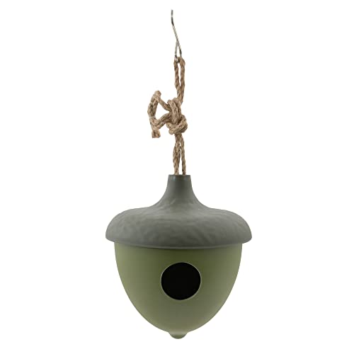 Point-Virgule Nistkasten für vögel, Vogelhaus zum aufhängen, Eichel, grün, 16x16x19cm Point-Virgule Nistkasten für vögel, Vogelhaus zum aufhängen, Eichel, grün, 16x16x19cm von Point-Virgule