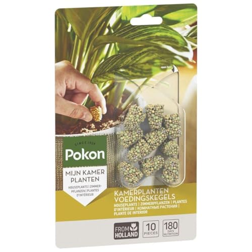 Pokon Zimmerpflanzen Lebensmittelkegel 10 Stück - 180 Tage Fütterung von Pokon