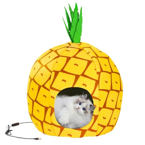 Gemütliches Warmes Bett Für Kleine Haustiere, Beheizte Katzenbett, Weiches Erwärmungskatzennest Mit Timer, Einstellbare Temperatur PET-NEST, USB-Plug-in-erhitzte, 16,93 X 12,6 Zoll Für Kleine Haustier Gemütliches Warmes Bett Für Kleine Haustiere, Beheizte Katzenbett, Weiches Erwärmungskatzennest Mit Timer, Einstellbare Temperatur PET-NEST, USB-Plug-in-erhitzte, 16,93 X 12,6 Zoll Für Kleine Haustier von Pokronc