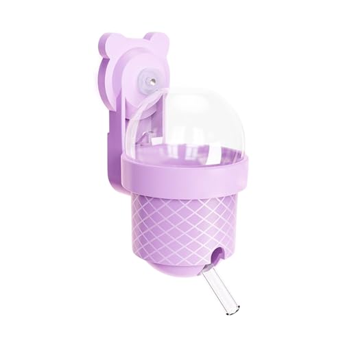 Hamster-Wasserflasche, Käfig-montierte Haustier-Wasserflasche, Meerschweinchen-Trinkspender, tropffreies und auslaufsicheres Design, einfache Käfigbefestigung und Nachfüllung, 110 ml für kleine von Pokronc