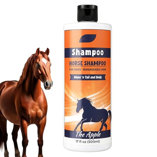 Mähne Und Schwanzshampoo, 2-in-1-Shampoo Und Conditioner Horse Pflege, 500 Ml Entwirrungsmähne Und Schwanzwäsche, Tiefe Ernährung, Verbesserung des Glanzes Und Der Mantelgesundheit Für Die Reinigung Mähne Und Schwanzshampoo, 2-in-1-Shampoo Und Conditioner Horse Pflege, 500 Ml Entwirrungsmähne Und Schwanzwäsche, Tiefe Ernährung, Verbesserung des Glanzes Und Der Mantelgesundheit Für Die Reinigung von Pokronc