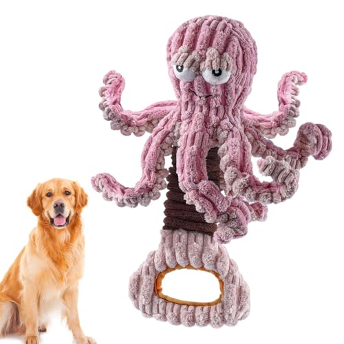 Octopus Dog Chew Toy, Versatile Outdoor Dog Toys, Tug-of-War Octopus Toy, Lightweight, Octopus Dog Toy With Plush Material Thick Fabric And Sturdy Stitching 37cm For Small Medium Large Breed Dog von Pokronc