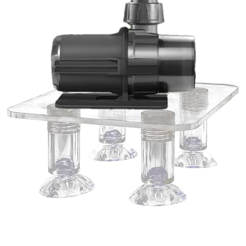 Pokronc Aquariumpumpenständer, Stockdes Wasserpumpensteiger, Aquariumzubehör, Leicht Und Rauschreduzierter Vibrationsreduzierung Und Anti-Slip, Transparent, Für Verbesserte Funktionen des Fischtanks Pokronc Aquariumpumpenständer, Stockdes Wasserpumpensteiger, Aquariumzubehör, Leicht Und Rauschreduzierter Vibrationsreduzierung Und Anti-Slip, Transparent, Für Verbesserte Funktionen des Fischtanks von Pokronc
