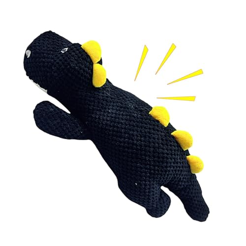 Quietschende Hundekauenspielzeug, Tierische Welpe Interaktive Teether -Vorräte, Niedliche Haustier Welpe Quietschende Spielzeug Dinosaurierform Design, Weicher Gummi, Grün/schwarz Für Kleine, Mittelgr Quietschende Hundekauenspielzeug, Tierische Welpe Interaktive Teether -Vorräte, Niedliche Haustier Welpe Quietschende Spielzeug Dinosaurierform Design, Weicher Gummi, Grün/schwarz Für Kleine, Mittelgr von Pokronc