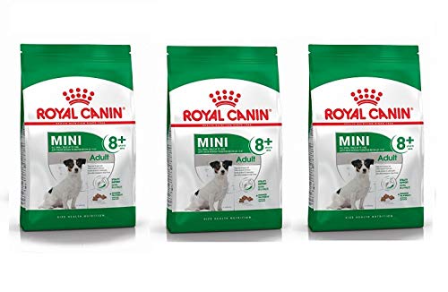 GroßhandelPL Royal Canin Mini Adult 8+ Hundefutter Trockennahrung 3 x 8 kg von Polbaby