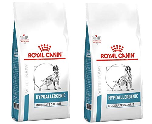 GroßhandelPL Royal Canin Veterinary Diet Canine Hypoallergenic Moderate Calorie Hundefutter 2 x 14kg von Polbaby