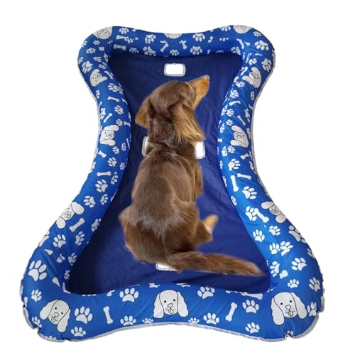 Hunde-Schwimmer für Pool – aufblasbares Schwimmspielzeug | aufblasbares Floß-Spielzeug, Wasserspielmatte für Tiere, Outdoor-Schwimmen, Badewanne, Fluss, See, draußen von Poludatly