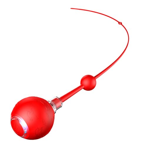 Poludatly Elektrische Katzenball | 3 Modi Interaktiver Katzenball - Wiederaufladbares Intelligentes Spielzeug Für Hunde Jagdtraining Automatische Aktivitätsförderung von Poludatly