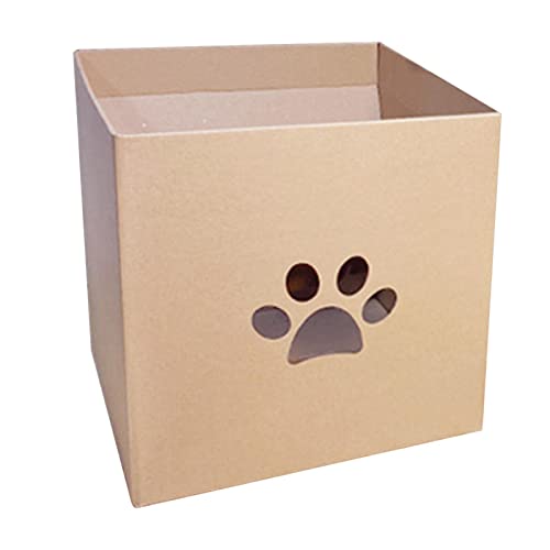 Katzenburg Aus Wellpappe, Katzenhöhle, Katzenhaus, Katzenschloss, Katzenbedarf, Katzenkratzspielzeug Katzenhaus Mit Kratzpads Katzenkratzliege Katzenhöhle Katzenbett Mit Kratzpolstern von Pomrone
