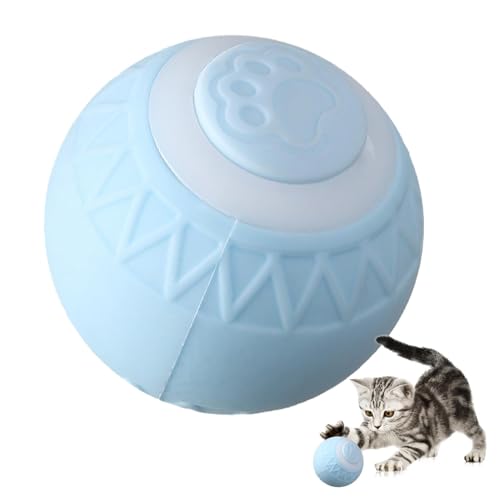 Interaktives Katzenspielzeug Ball, Automatischer Rollender Katzenball, 360° Selbstdrehender Elektrisch Katzenball Spielzeug für Hauskatzen Kätzchen, Wiederaufladbares Katzenball Katzen Jagdspielzeug Interaktives Katzenspielzeug Ball, Automatischer Rollender Katzenball, 360° Selbstdrehender Elektrisch Katzenball Spielzeug für Hauskatzen Kätzchen, Wiederaufladbares Katzenball Katzen Jagdspielzeug von Pomurom