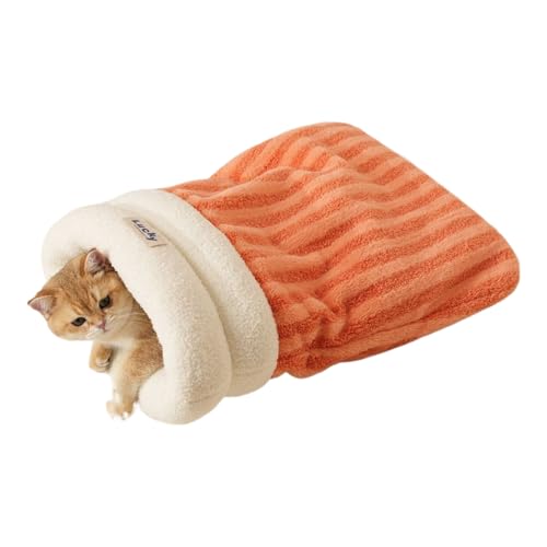 Katzen Schlafsack - Winter Kuschelsack Für Welpen | Kratzfeste Katzen Schlafhöhle Für Balkon Wohnzimmer Schlafzimmer Reise Wohnung Terrasse Katzen Schlafsack - Winter Kuschelsack Für Welpen | Kratzfeste Katzen Schlafhöhle Für Balkon Wohnzimmer Schlafzimmer Reise Wohnung Terrasse von Pomurom