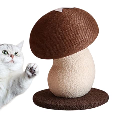 Pilz Design - Sisal Kratzbrett Für Katzen,Beschäftigungs- und Spielzeug für Verhaltenstraining Wohnung Haus Indoor Pilz Design - Sisal Kratzbrett Für Katzen,Beschäftigungs- und Spielzeug für Verhaltenstraining Wohnung Haus Indoor von Pomurom